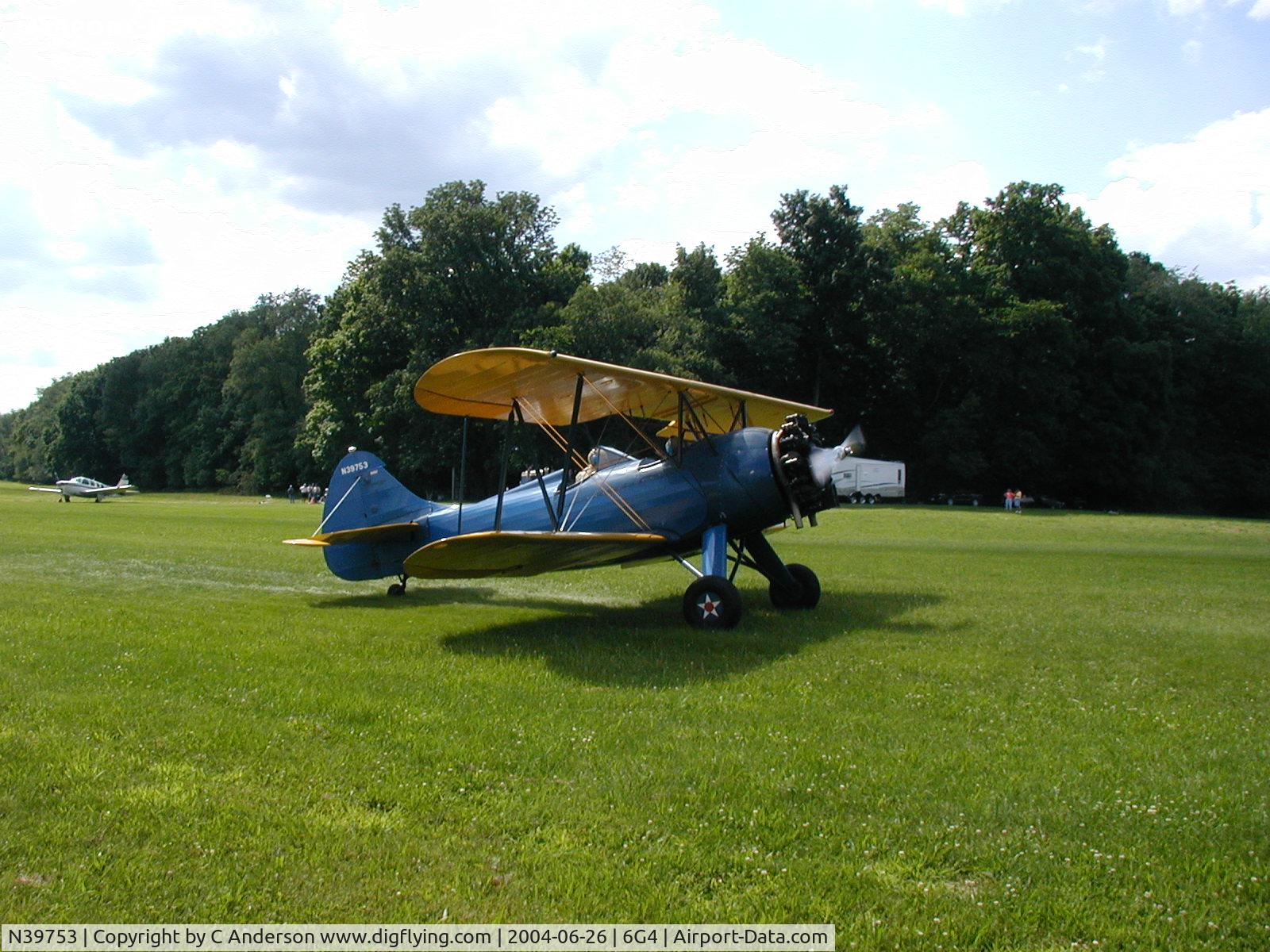 N39753, 1942 Waco UPF-7 C/N 5886, Waco Reunion at 6G4 - 2004