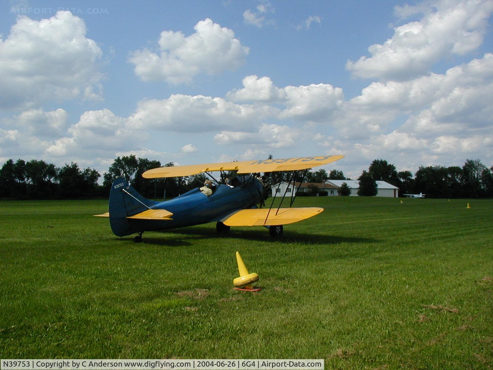 N39753, 1942 Waco UPF-7 C/N 5886, Waco Reunion at 6G4 - 2004