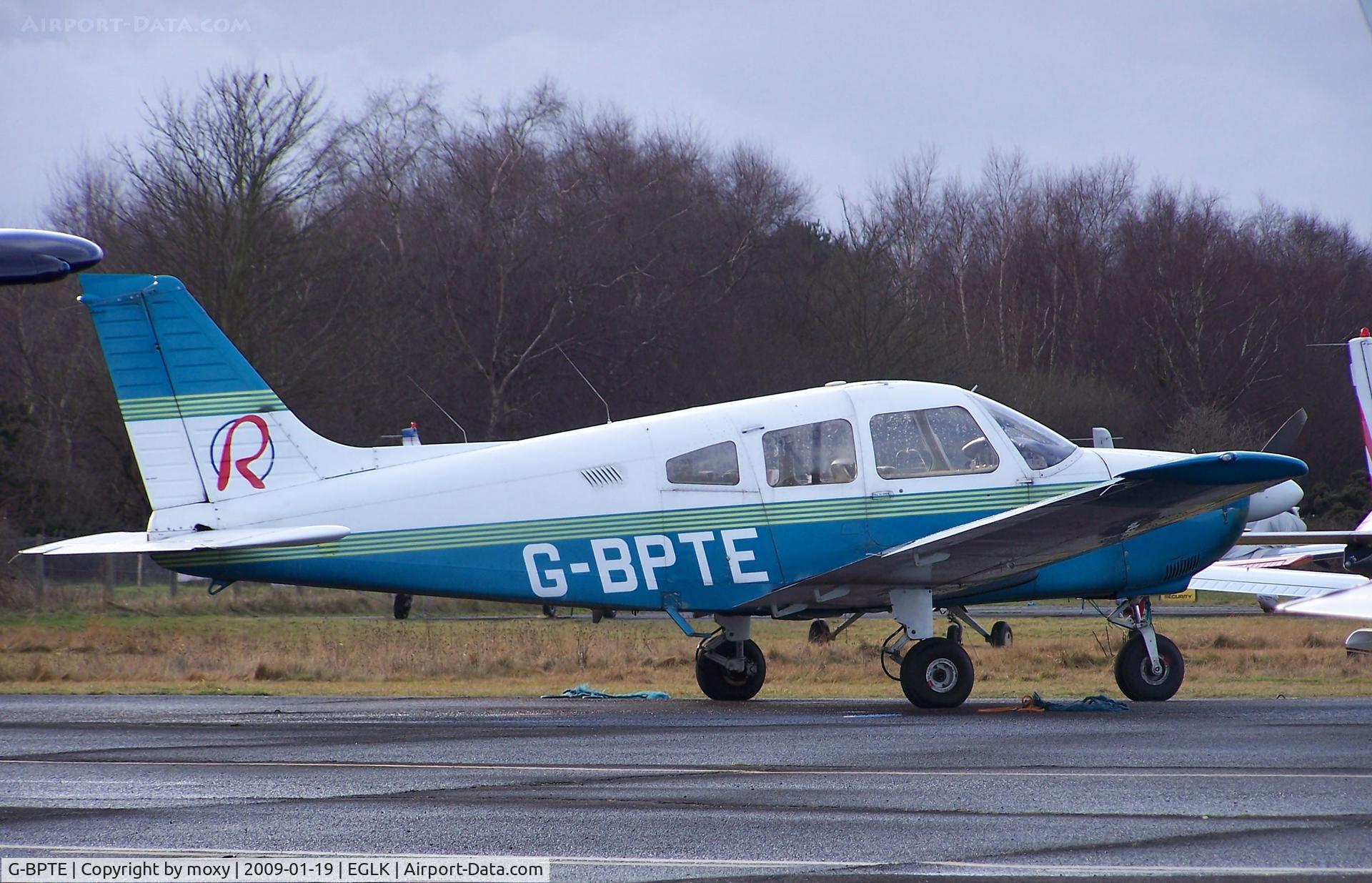 G-BPTE, 1976 Piper PA-28-181 Cherokee Archer II C/N 28-7690178, PIPER PA28-181
