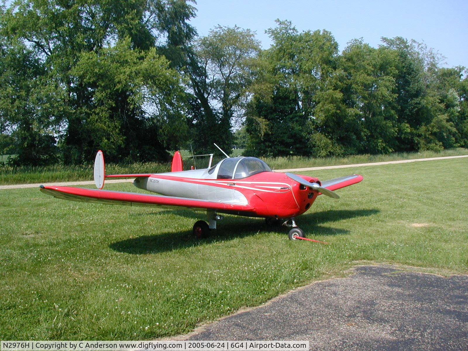N2976H, 1946 Erco 415C Ercoupe C/N 3601, Waco Reunion at Wynkoop Airport - 2005