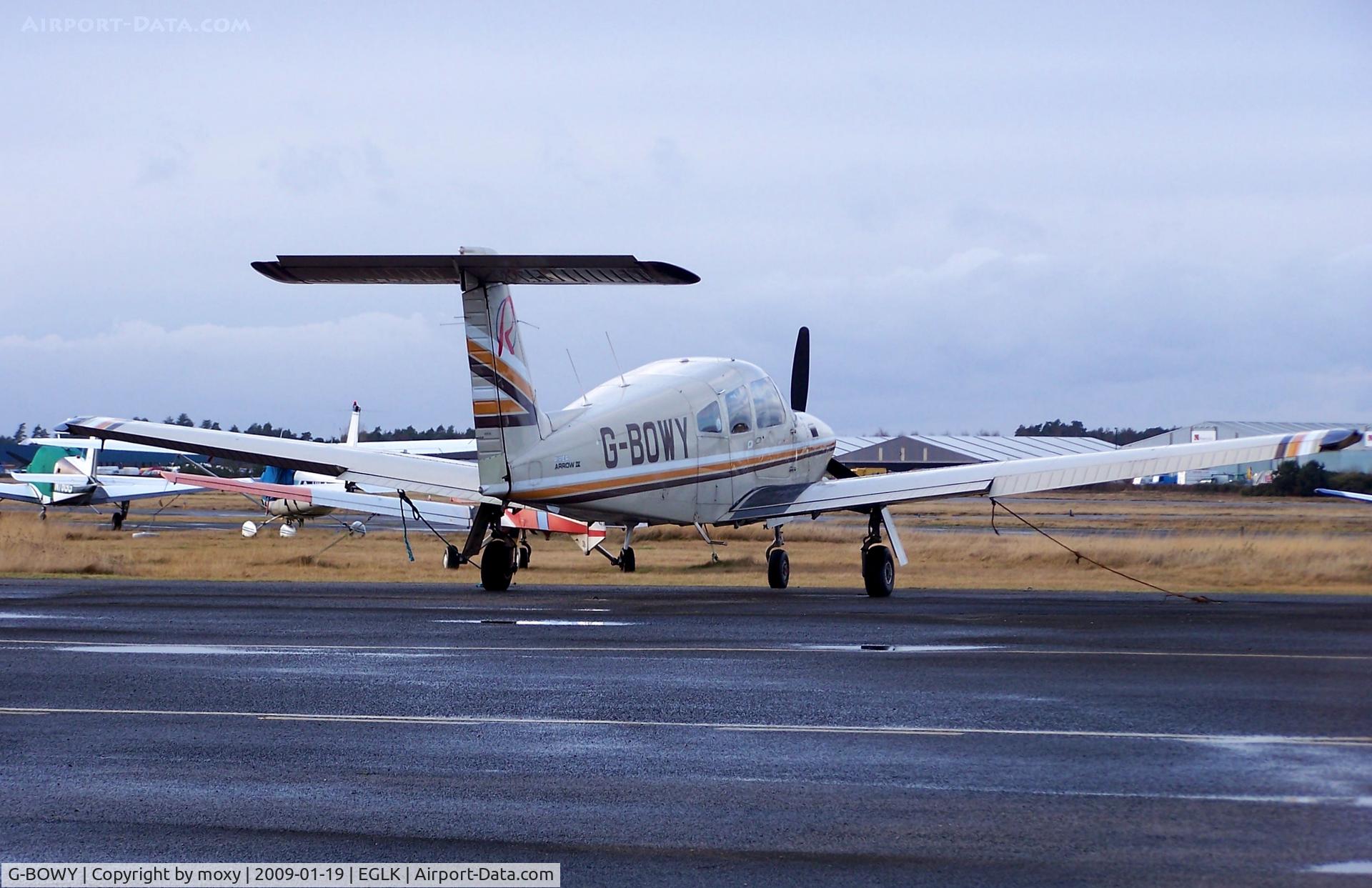 G-BOWY, 1981 Piper PA-28RT-201T Turbo Arrow IV Arrow IV C/N 28R-8131114, PIPER TURBO ARROW