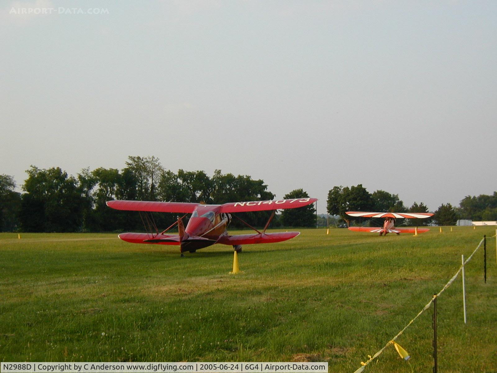 N2988D, 1955 Cessna 170B C/N 26931, Waco Reunion at Wynkoop Airport - 2005