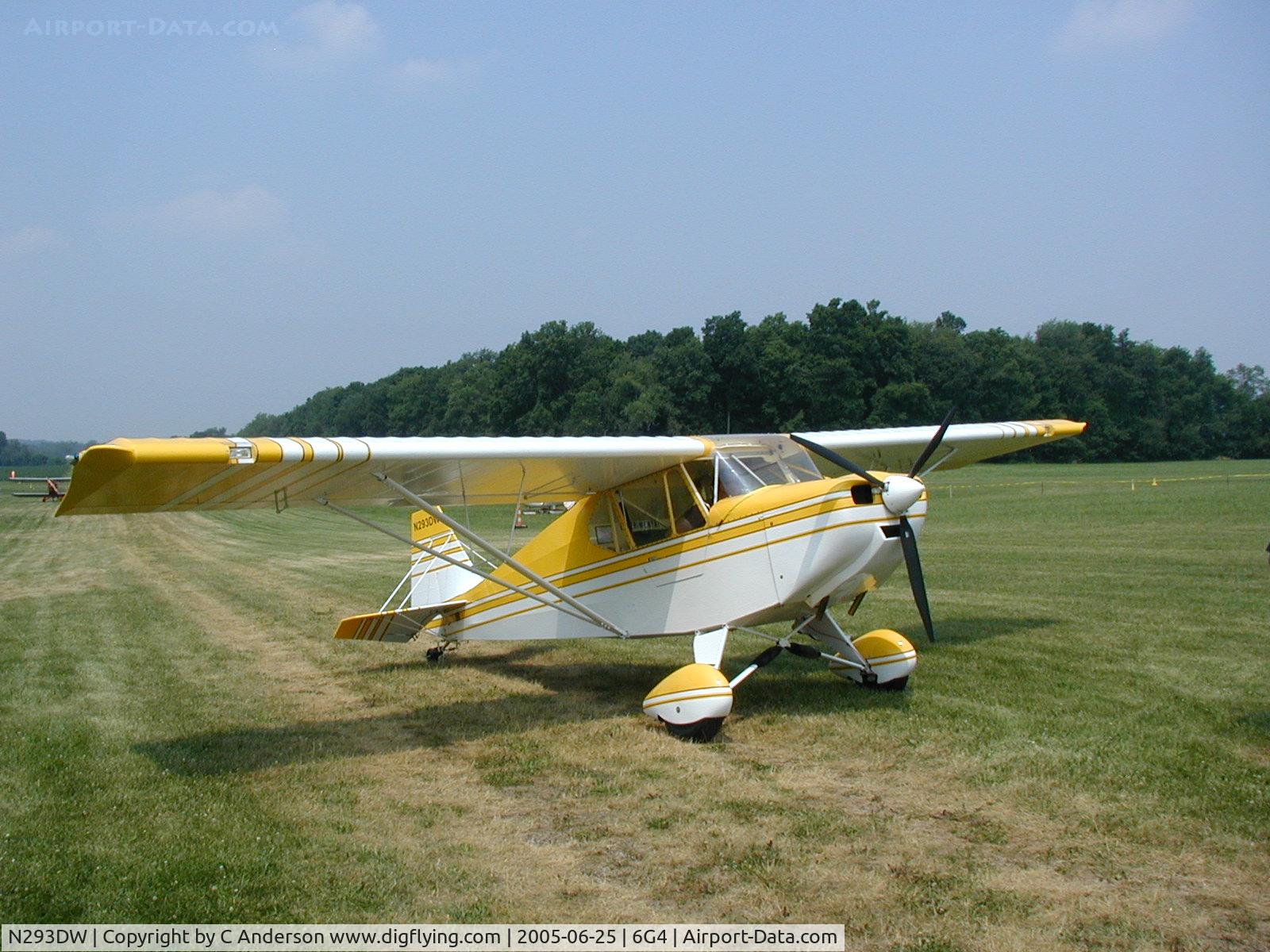 N293DW, 2001 Fisher Dakota Hawk C/N DH15, Waco Reunion at Wynkoop Airport - 2005