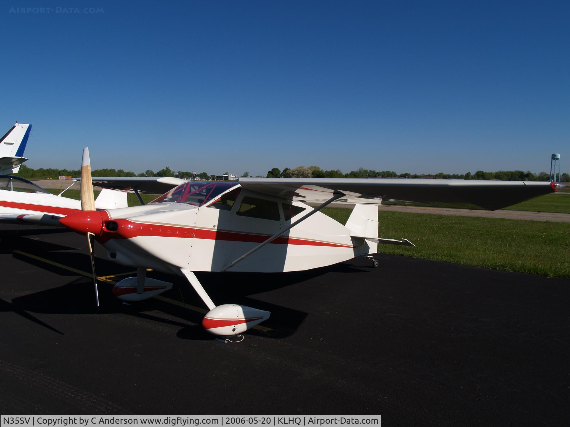 N35SV, 2003 Vaughn W810 C/N 508, Tailwind or W810 at Lancaster Ohio