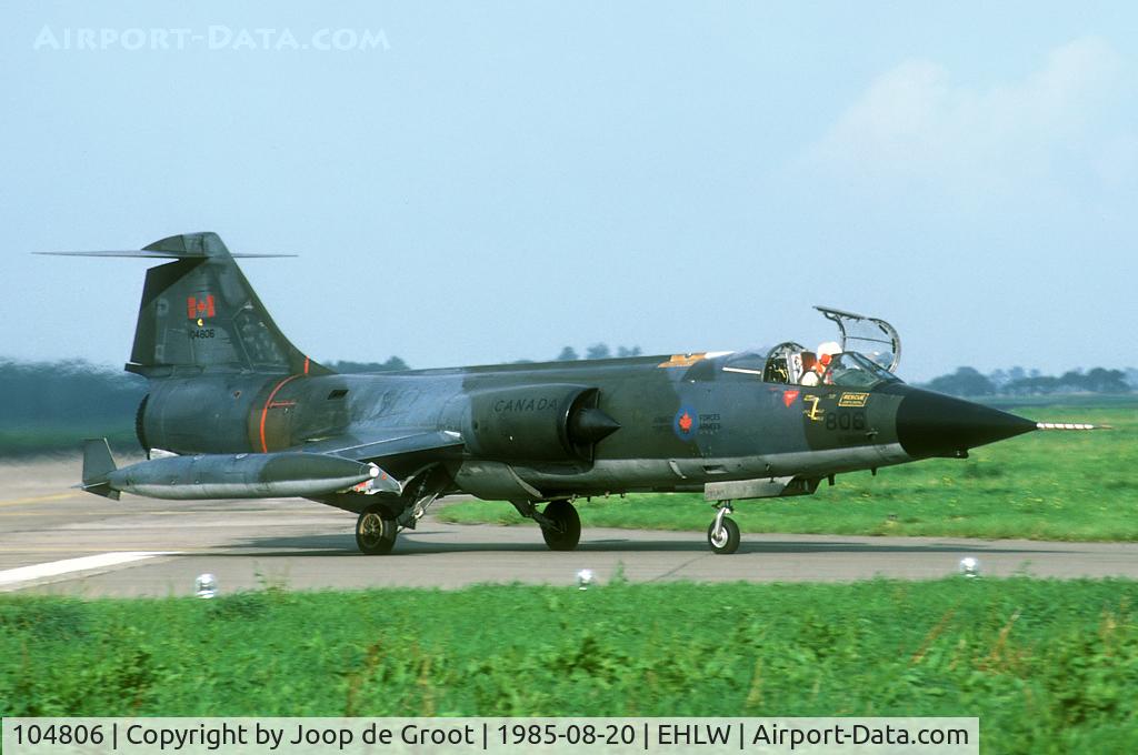 104806, Lockheed CF-104 Starfighter C/N 683A-1106, The last shooting exercise the Canadian Starfighters held at Leeuwarden. A years later the Hornet arrived.