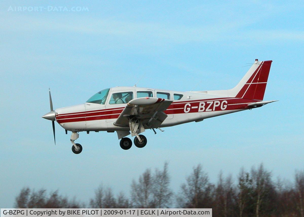 G-BZPG, 1978 Beech C24R C/N MC-556, NICE BEECH DOING A COUPLE OF TOUCH AND GOES