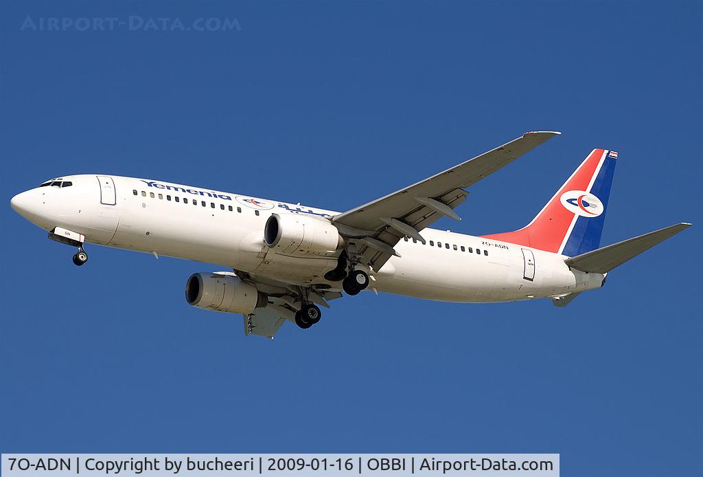 7O-ADN, 2002 Boeing 737-8Q8 C/N 30661, BAHRAIN INT'L AIRPORT