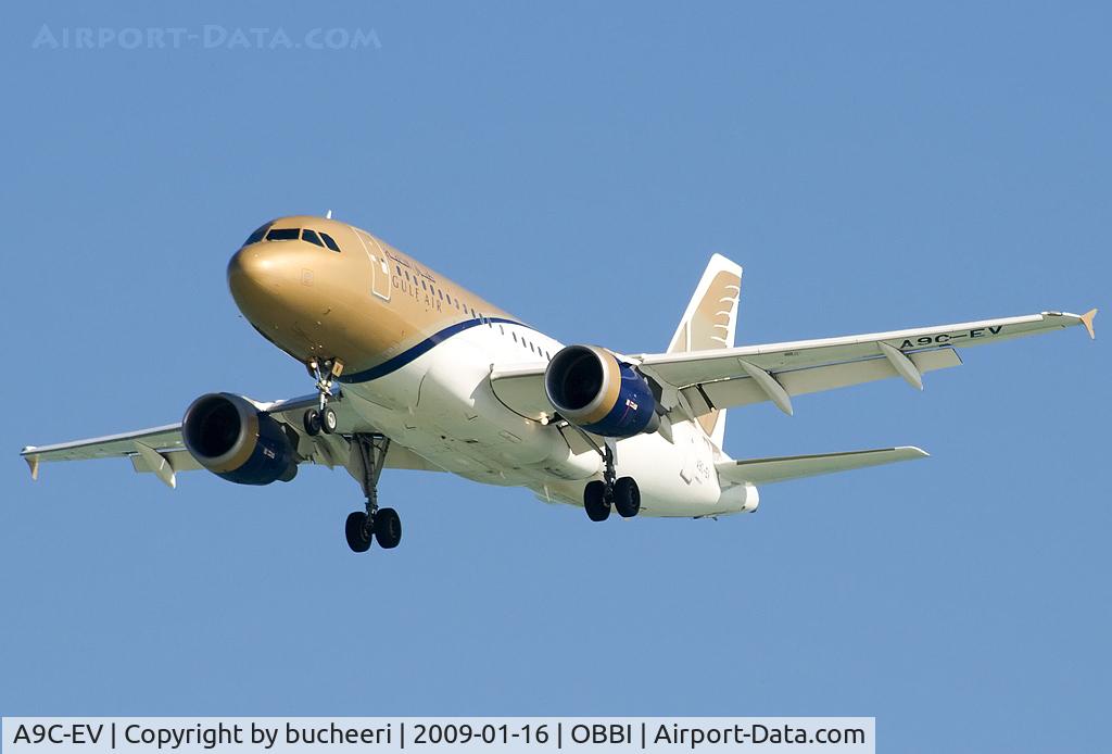 A9C-EV, 2003 Airbus A319-112 C/N 1901, GULF AIR