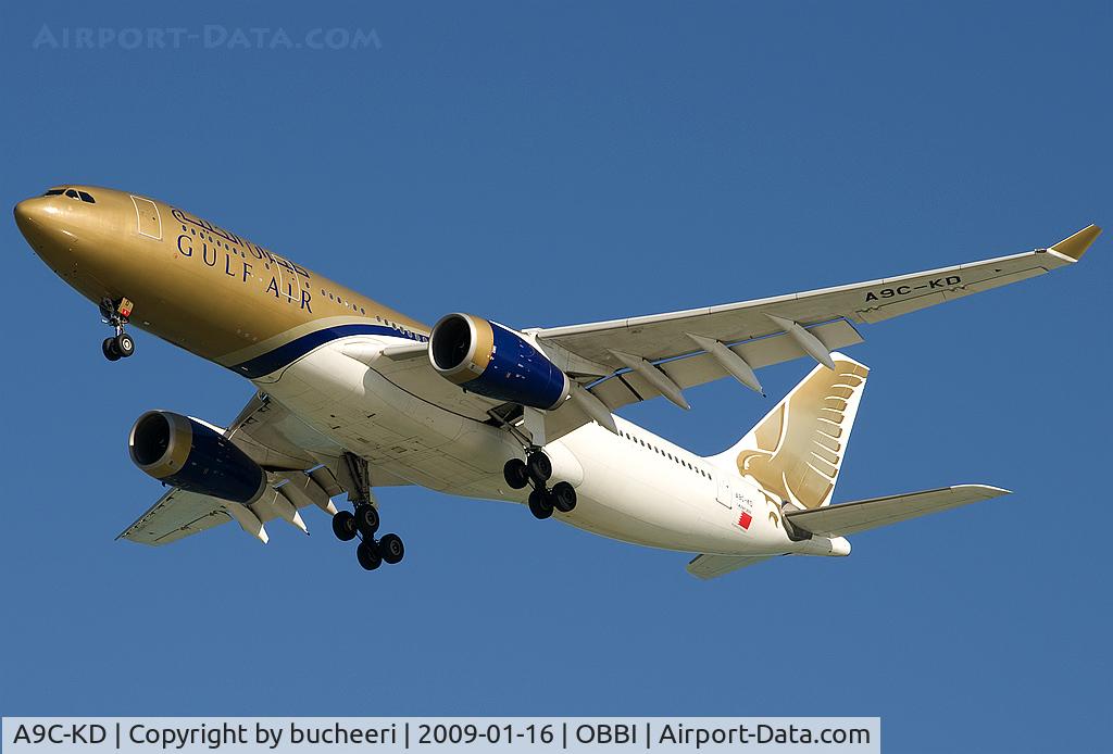 A9C-KD, 1999 Airbus A330-243 C/N 287, GULF AIR A332