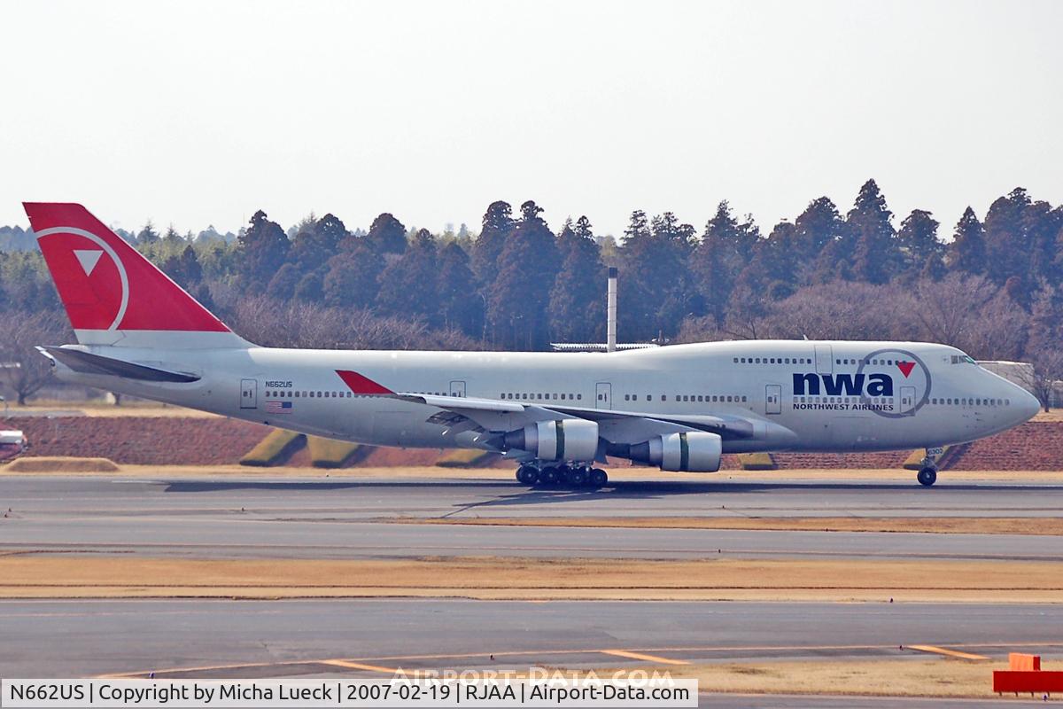 N662US, 1988 Boeing 747-451 C/N 23720, At Nartia