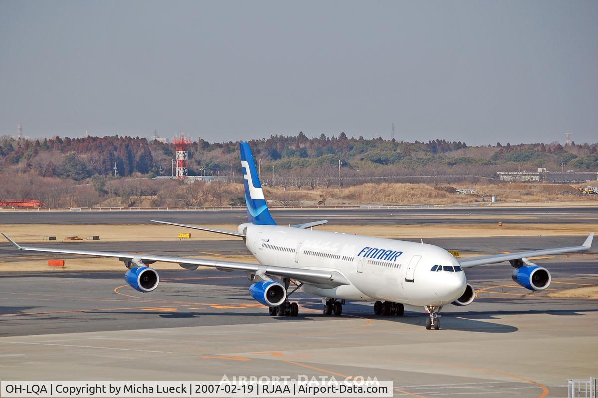 OH-LQA, 1994 Airbus A340-311 C/N 058, At Narita