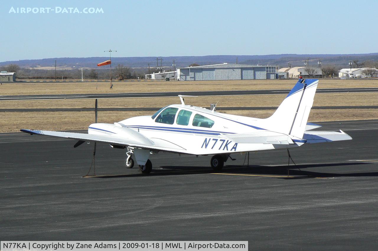 N77KA, 1969 Beech D55 Baron C/N TE-720, At Mineral Wells Airport