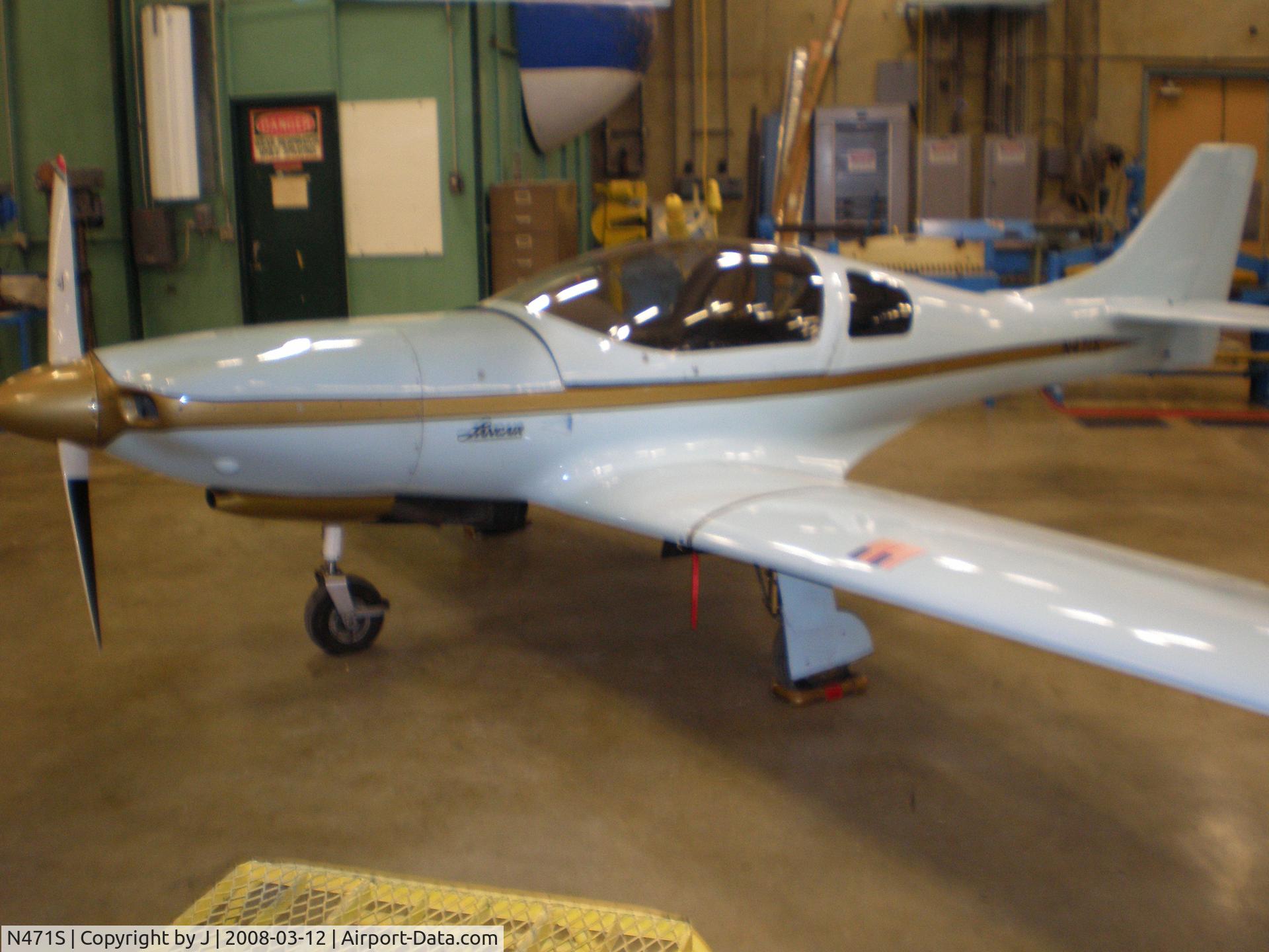 N471S, 1988 Lancair  C/N 047, Donated to Reedley College Aviation Program