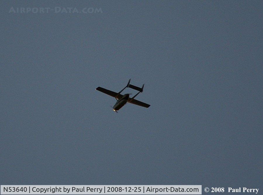 N53640, 1976 Cessna 337G Super Skymaster C/N 33701748, Flying to the sunset just outside Ahoskie, NC