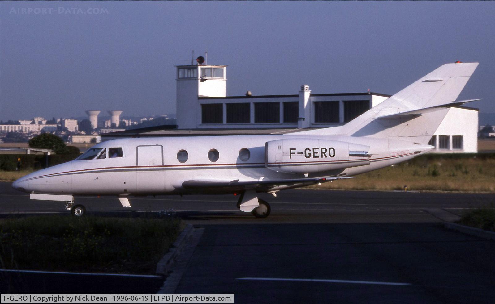 F-GERO, Dassault Falcon 10 C/N 179, LFPB