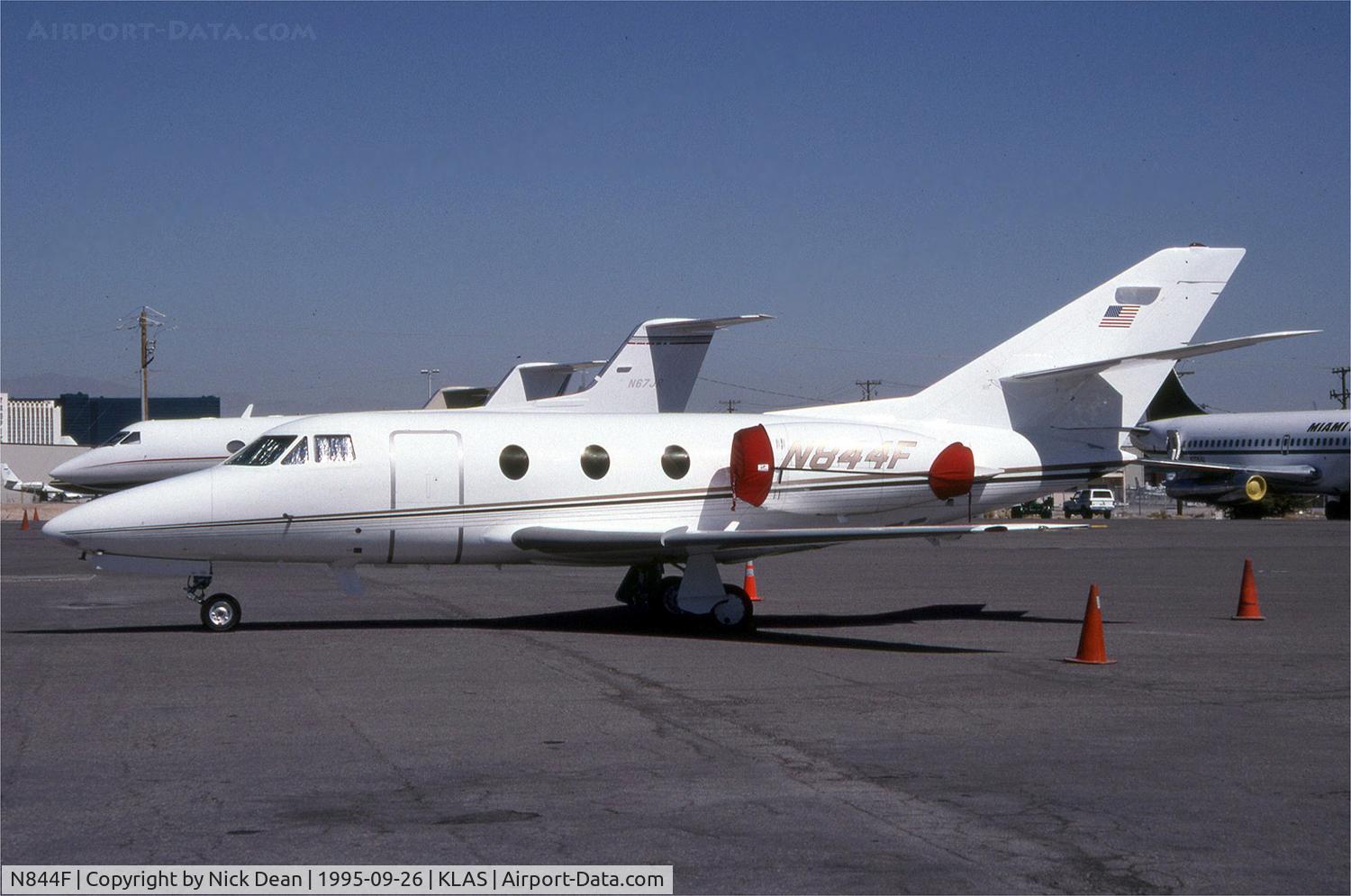 N844F, 1982 Dassault-breguet Falcon 10 C/N 201, KLAS