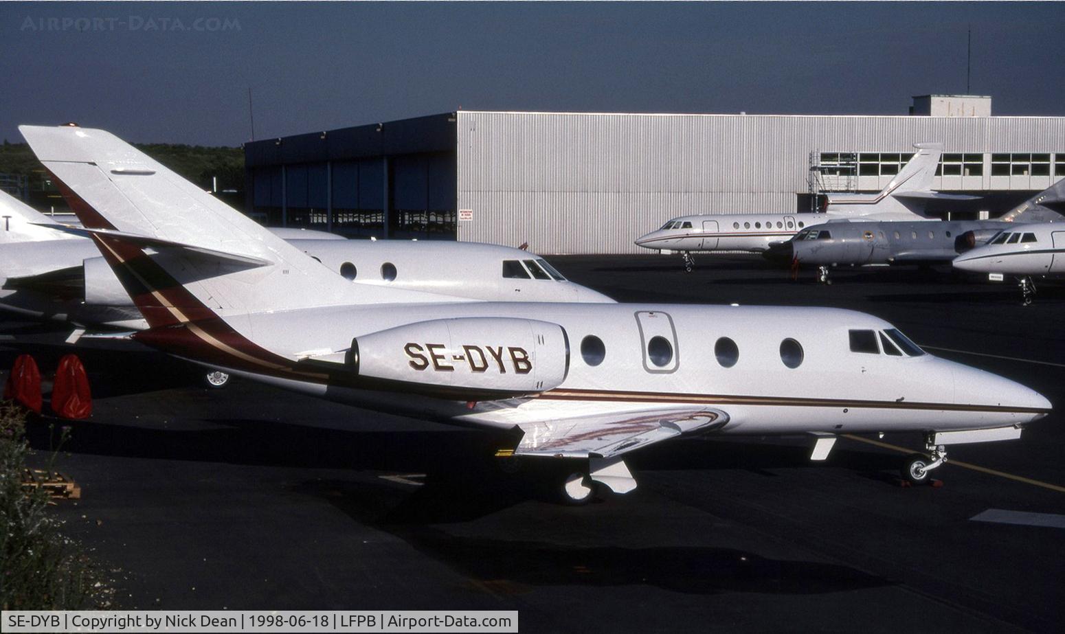 SE-DYB, 1983 Dassault Falcon 100 C/N 216, LFPB