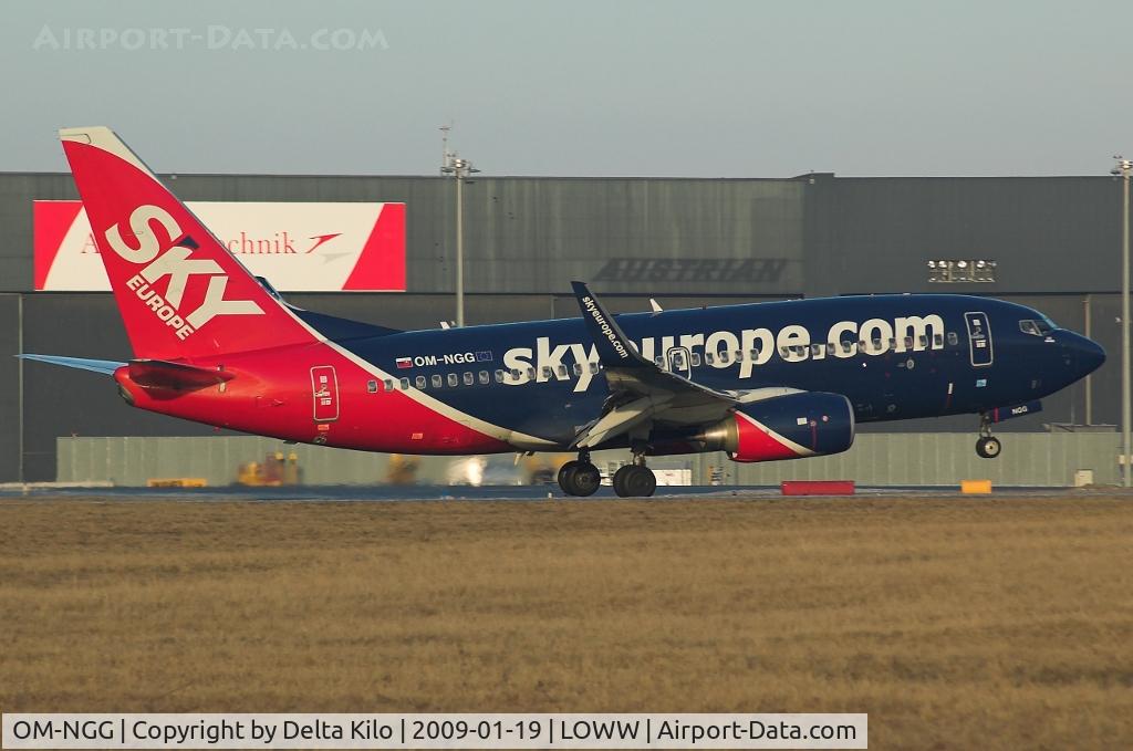 OM-NGG, 2007 Boeing 737-76N C/N 34753, SkyEurope