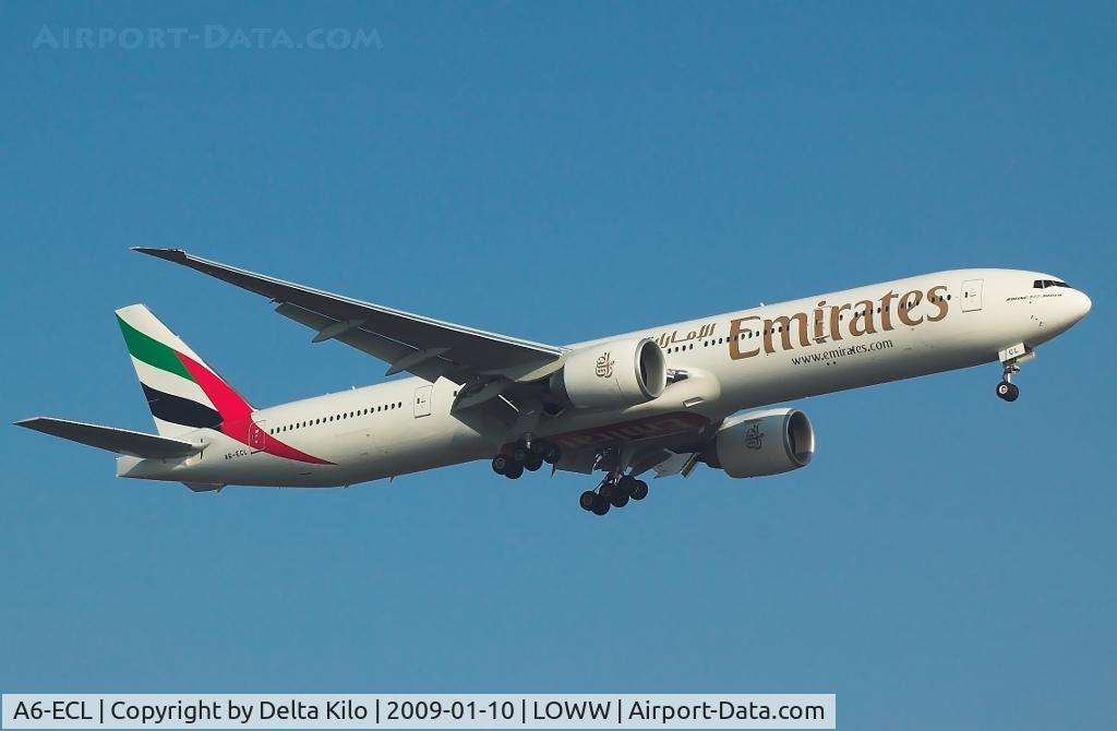 A6-ECL, 2008 Boeing 777-36N/ER C/N 37704, Emirates new triple seven