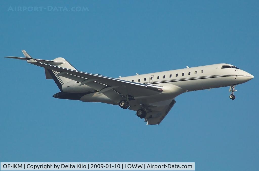 OE-IKM, 2001 Bombardier BD-700-1A10 Global Express C/N 9112, A-Jet Aviation Aircraft Mgmt. BD-700-1A10 Global Express c/n9112