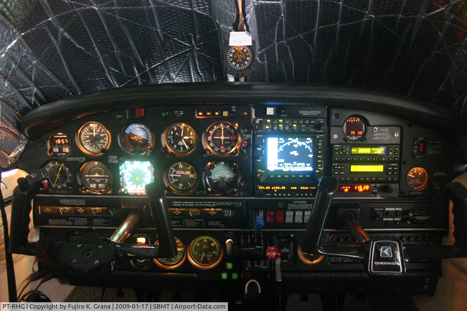 PT-RHG, 1980 Embraer EMB-711ST Corisco II turbo C/N 80-711319, PA-28RT-201T