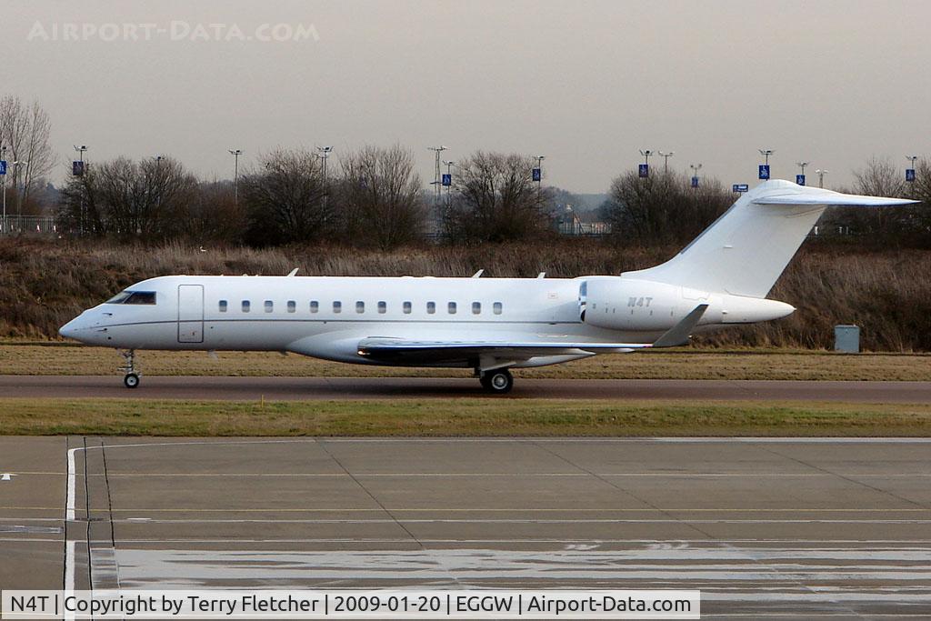 N4T, 2006 Bombardier BD-700-1A10 Global Express C/N 9195, Global Express with the ultimate low visibilty scheme !!!