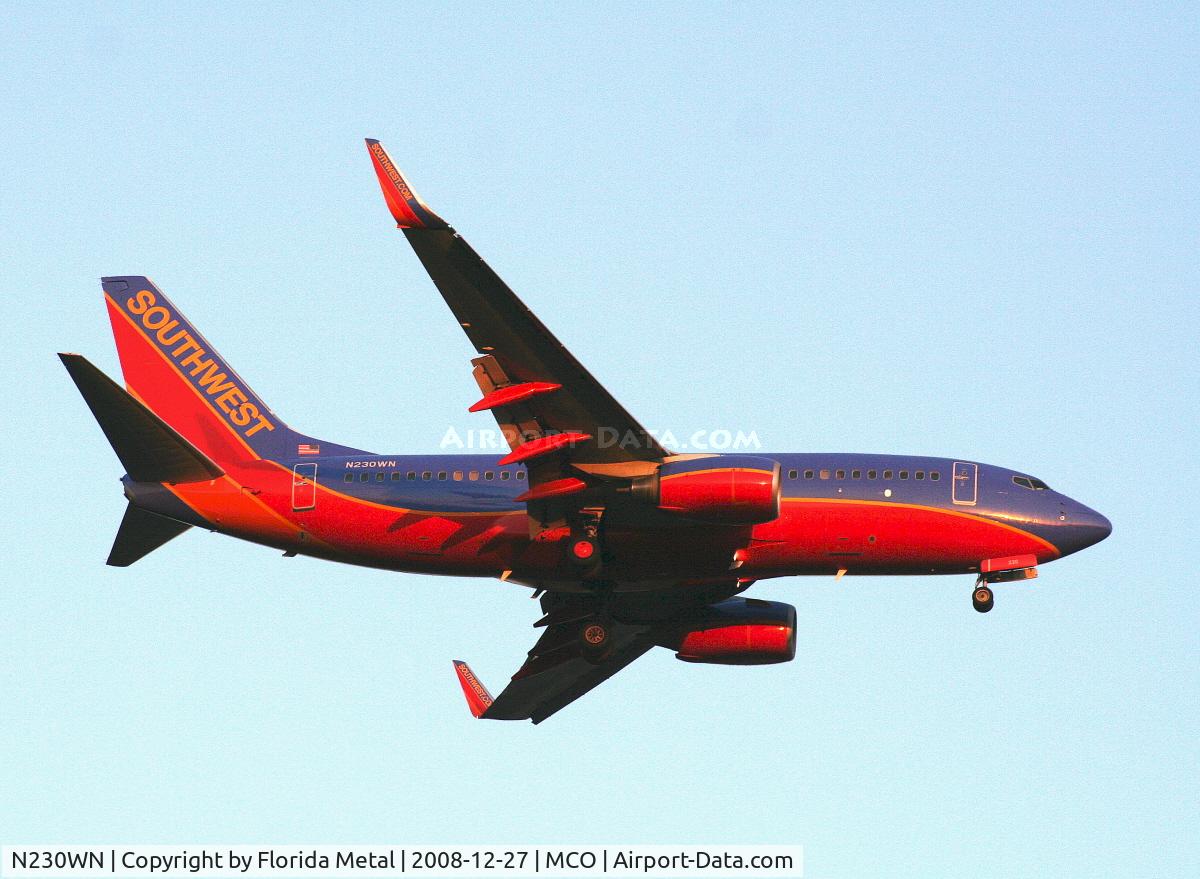 N230WN, 2006 Boeing 737-7H4 C/N 34592, Southwest 737-700