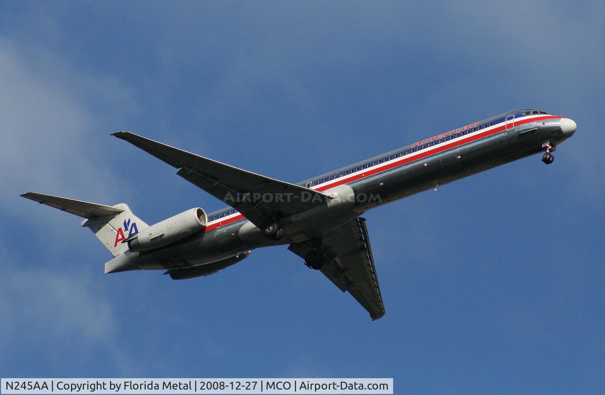 N245AA, 1984 McDonnell Douglas MD-82 (DC-9-82) C/N 49257, American MD-82