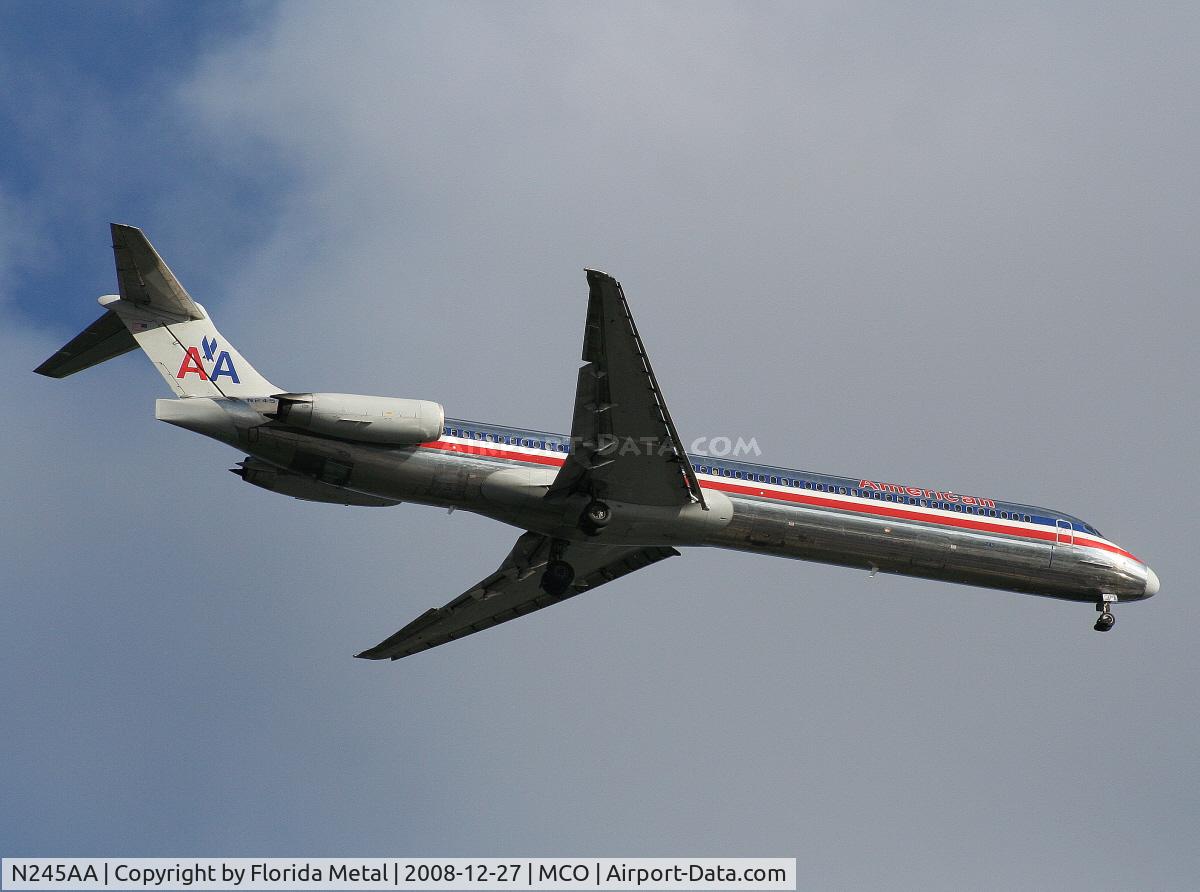 N245AA, 1984 McDonnell Douglas MD-82 (DC-9-82) C/N 49257, American MD-82