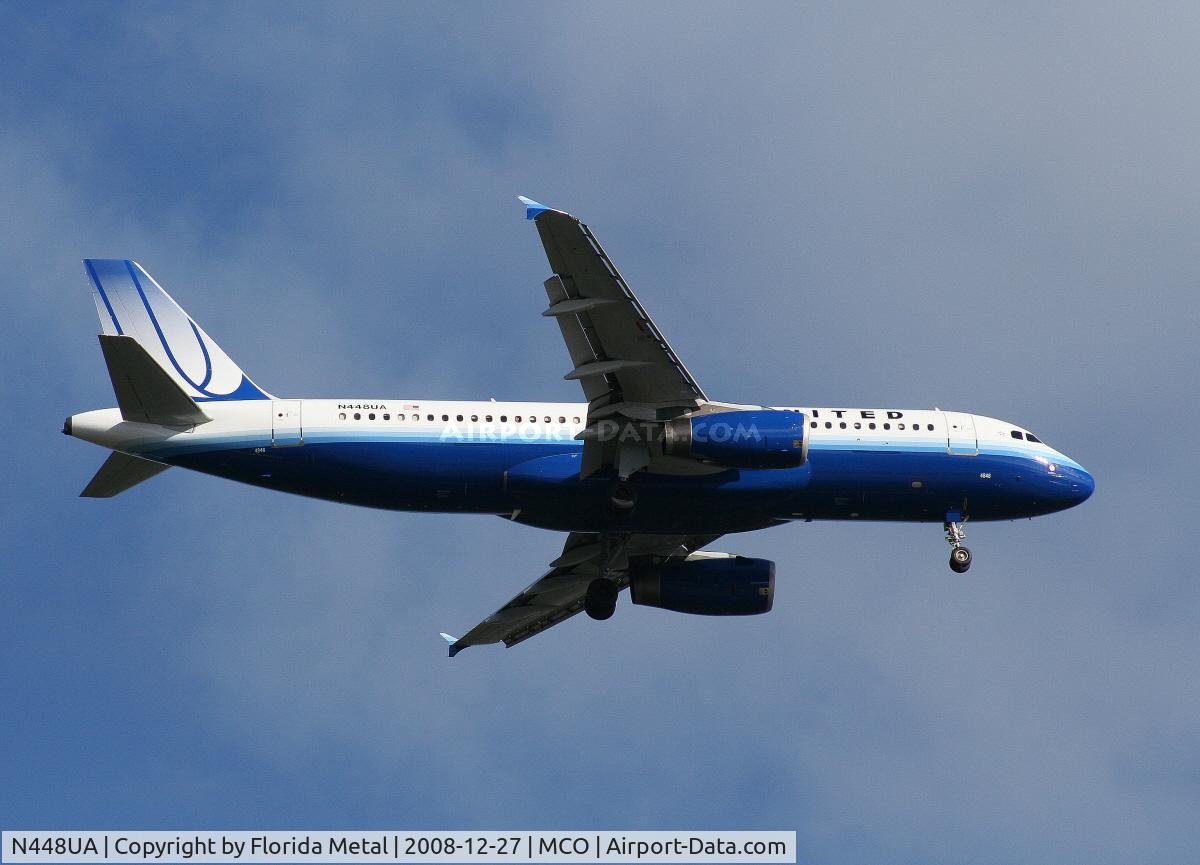 N448UA, 1998 Airbus A320-232 C/N 842, United A320