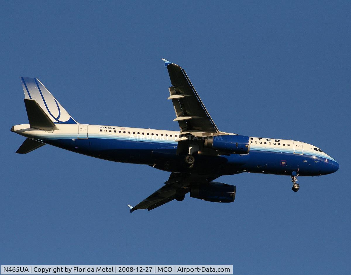 N465UA, 2000 Airbus A320-232 C/N 1341, United A320