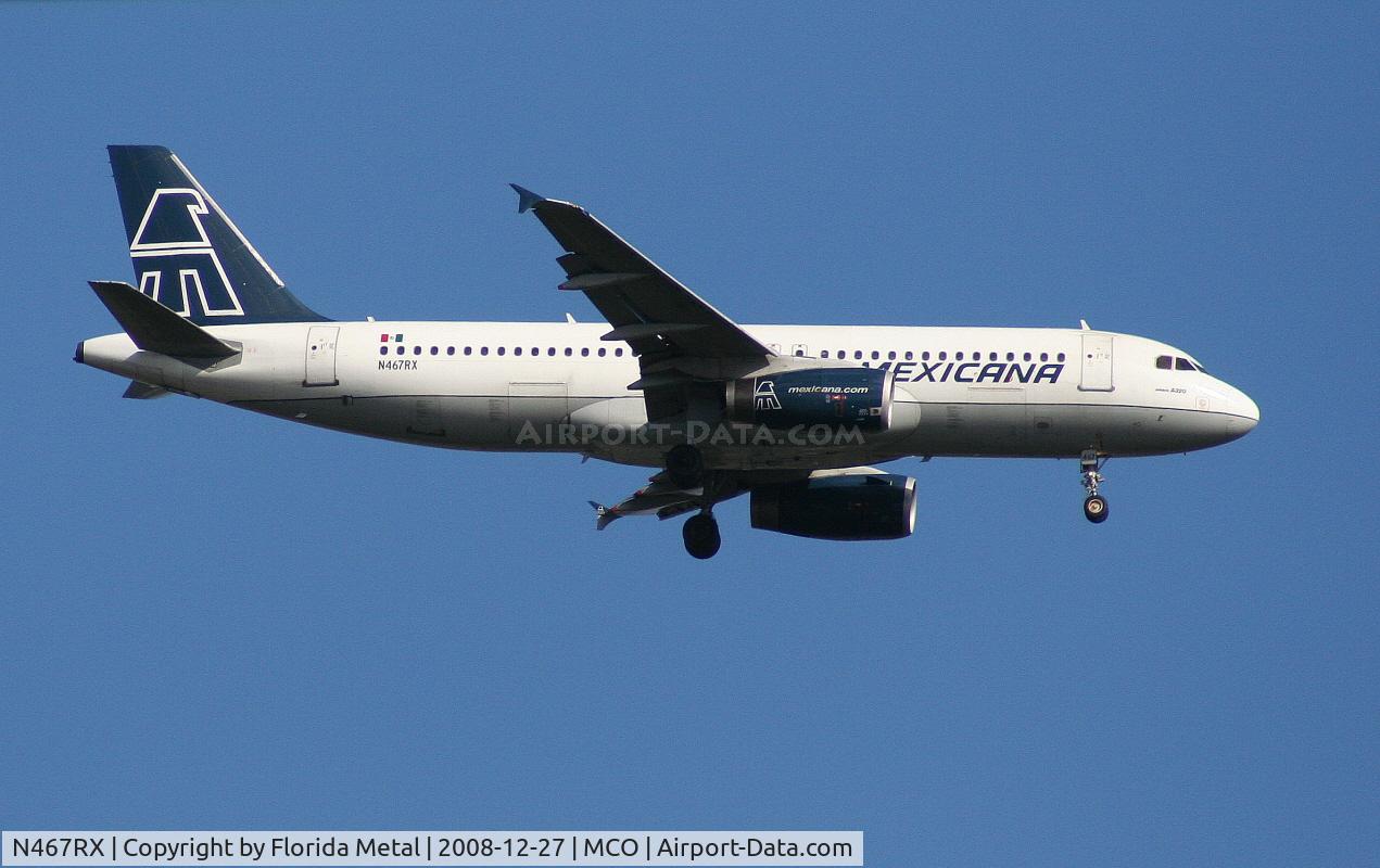 N467RX, 1994 Airbus A320-231 C/N 467, Mexicana A320