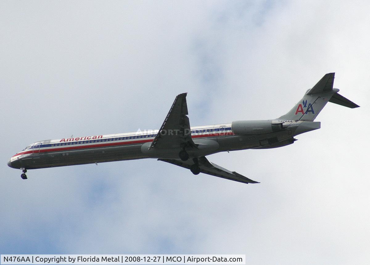 N476AA, 1988 McDonnell Douglas MD-82 (DC-9-82) C/N 49651, American MD-82