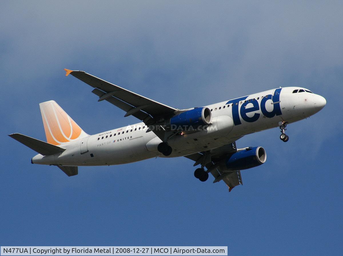 N477UA, 2001 Airbus A320-232 C/N 1514, Ted A320