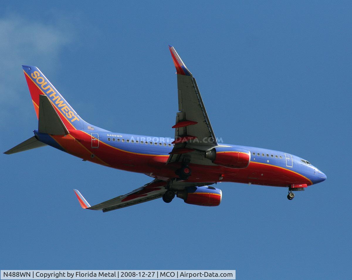 N488WN, 2004 Boeing 737-7H4 C/N 33853, Southwest 737-700