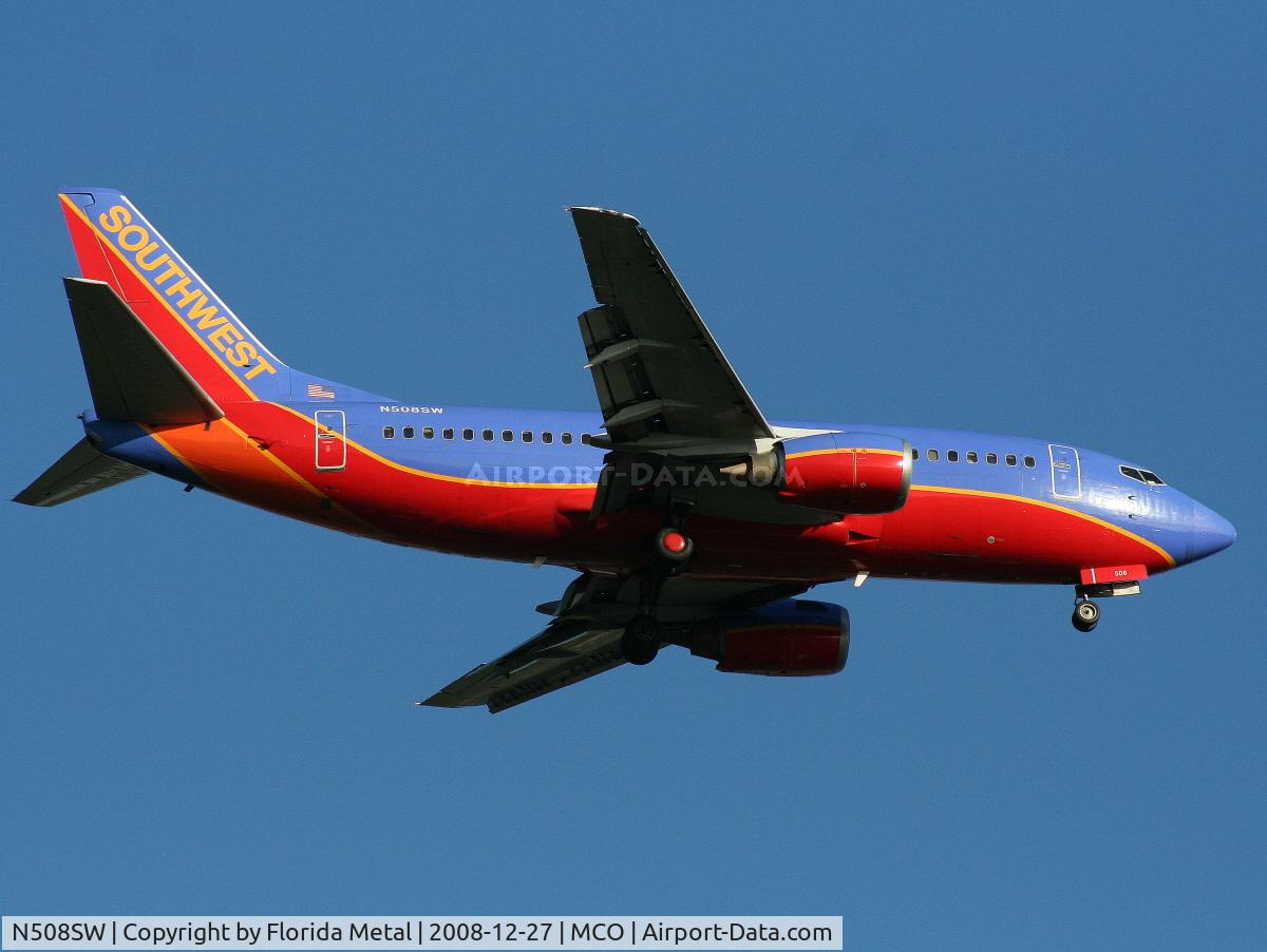 N508SW, 1990 Boeing 737-5H4 C/N 24185, Southwest 737-500