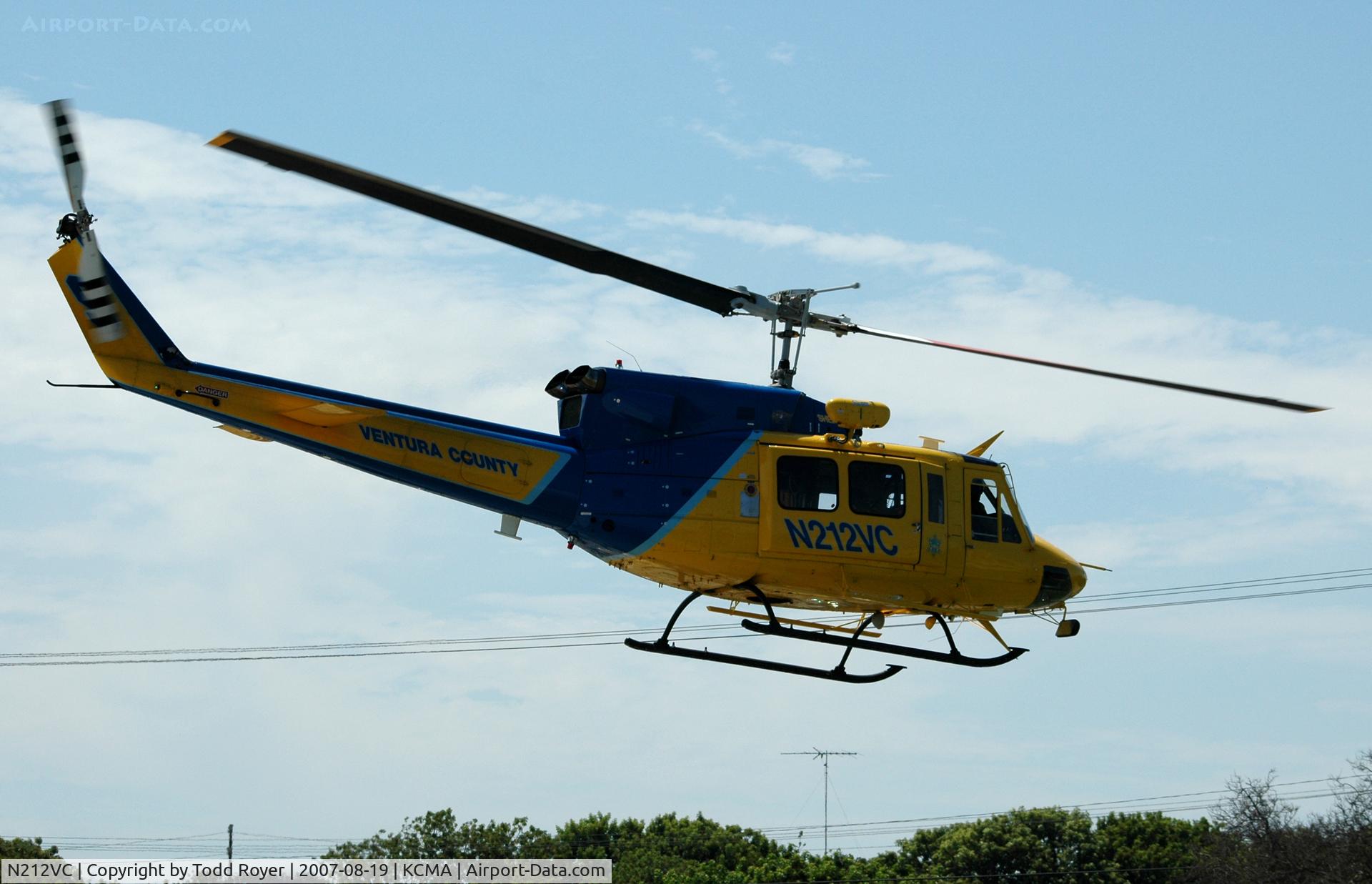 N212VC, 1975 Bell 212 C/N 30693, Camarillo airshow 2007