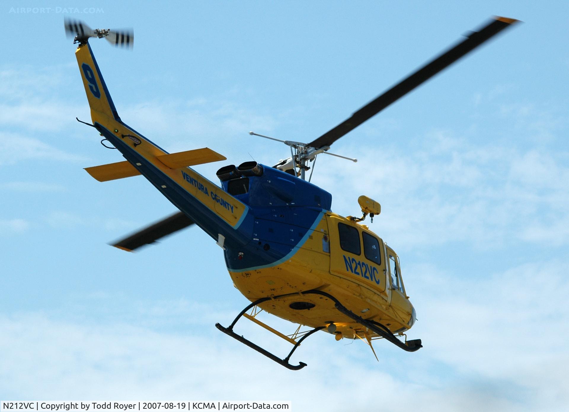 N212VC, 1975 Bell 212 C/N 30693, Camarillo airshow 2007