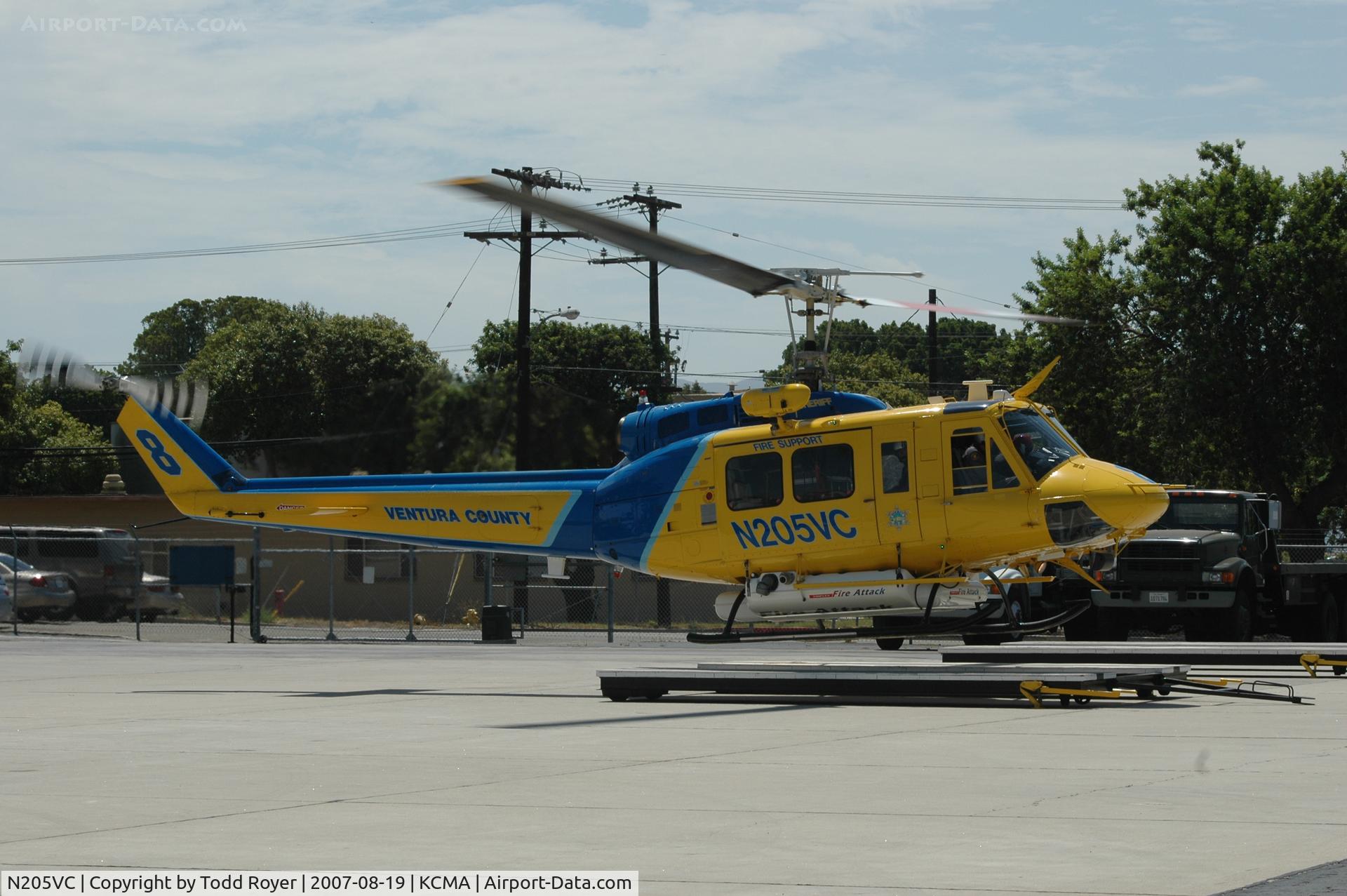 N205VC, 1969 Bell 205A-1 C/N 30066, Camarillo airshow 2007