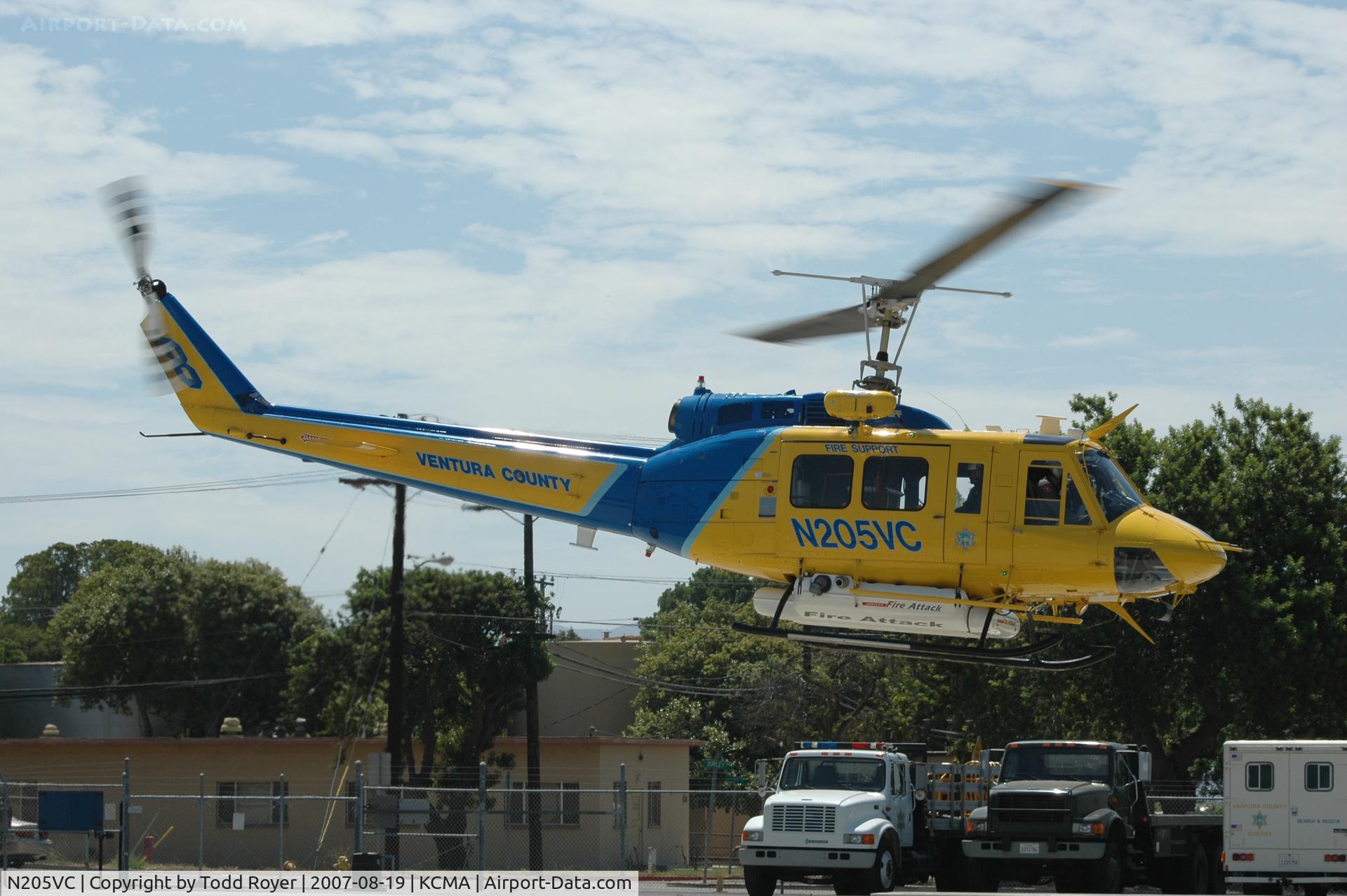 N205VC, 1969 Bell 205A-1 C/N 30066, Camarillo airshow 2007