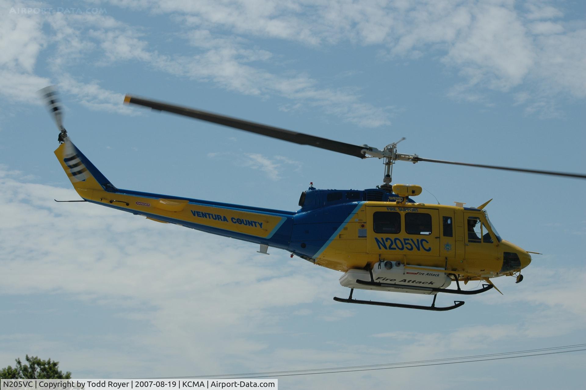 N205VC, 1969 Bell 205A-1 C/N 30066, Camarillo airshow 2007