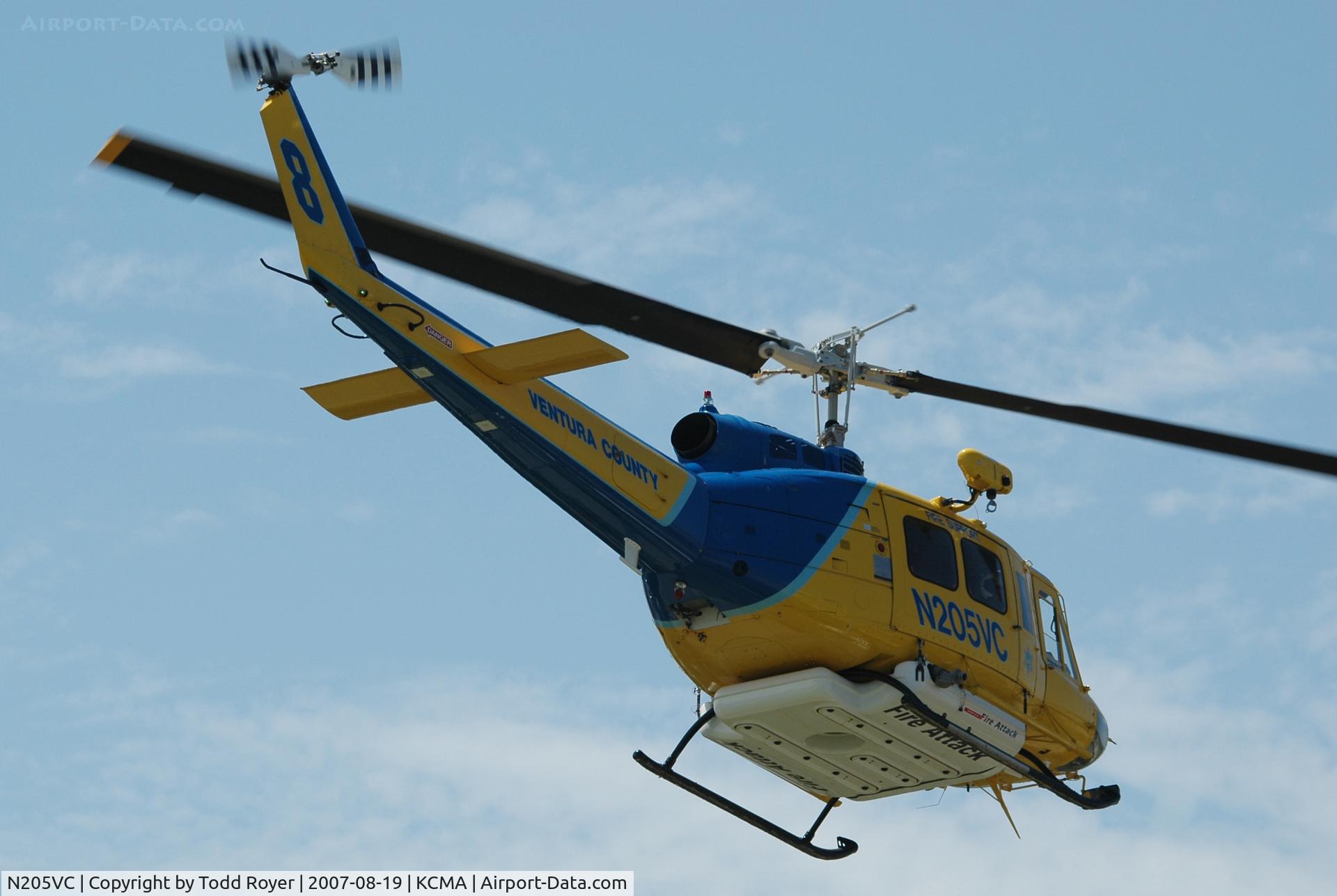 N205VC, 1969 Bell 205A-1 C/N 30066, Camarillo airshow 2007