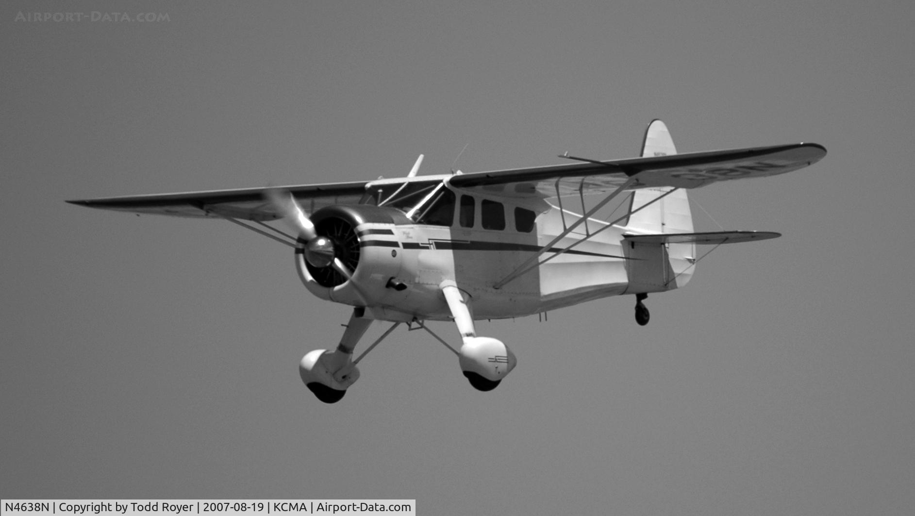 N4638N, 1944 Howard Aircraft DGA-15P C/N 1011, Camarillo airshow 2007
