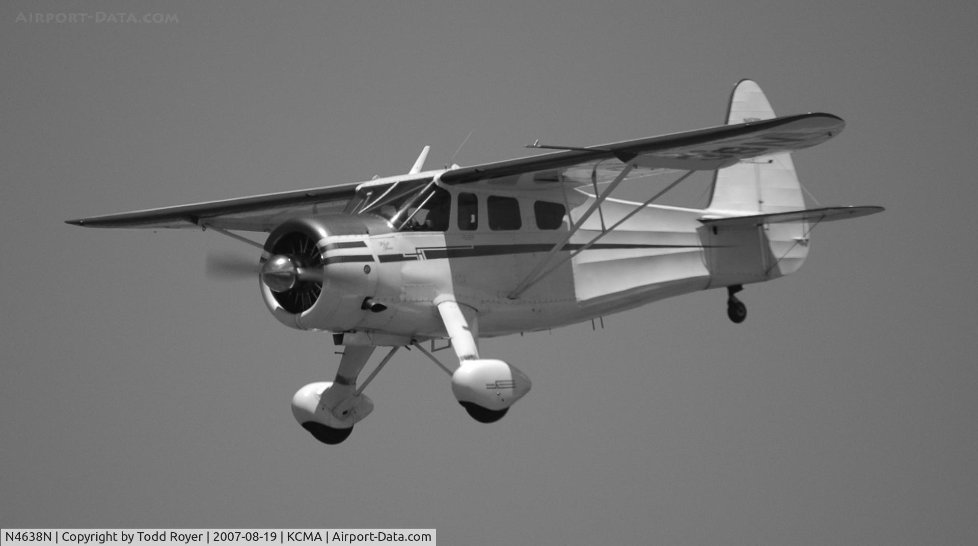 N4638N, 1944 Howard Aircraft DGA-15P C/N 1011, Camarillo airshow 2007