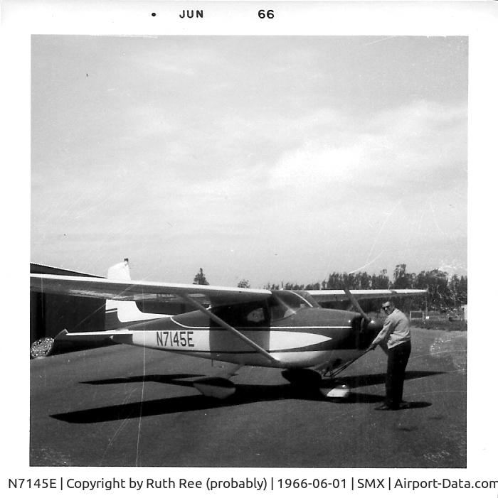 N7145E, 1959 Cessna 182B Skylane C/N 52145, Joseph Ree and N7145E