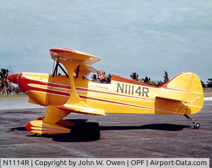 N1114R, 1967 Pitts S-1 Special C/N 102, S-1 Racer built and raced by ROLL club 1967-1974