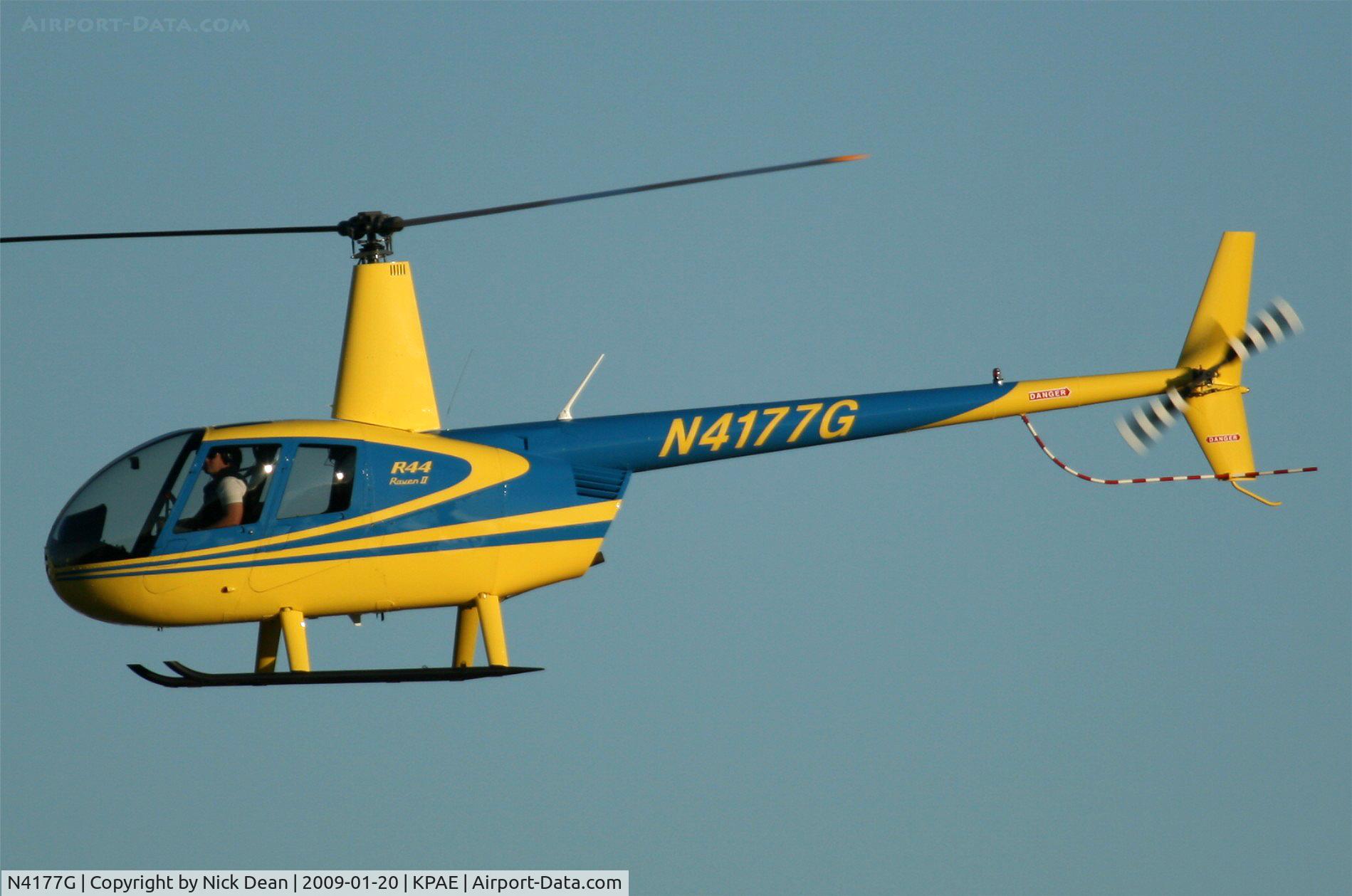 N4177G, 2008 Robinson R44 II C/N 12514, KPAE