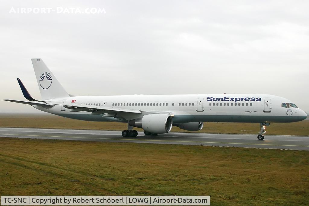 TC-SNC, 1994 Boeing 757-2Q8 C/N 26273, Flight to Antalya