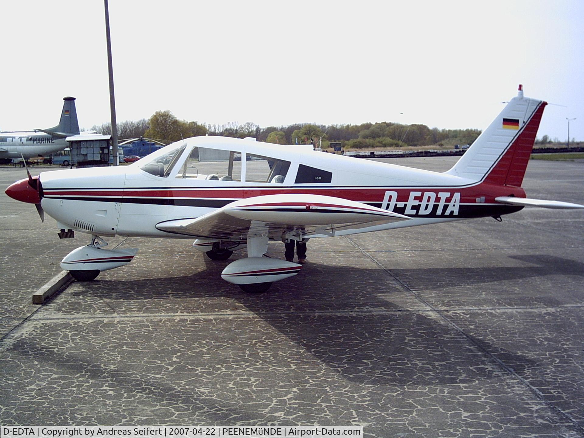 D-EDTA, Piper PA.28-180C C/N 28-3631, Airport Peenemünde 2007