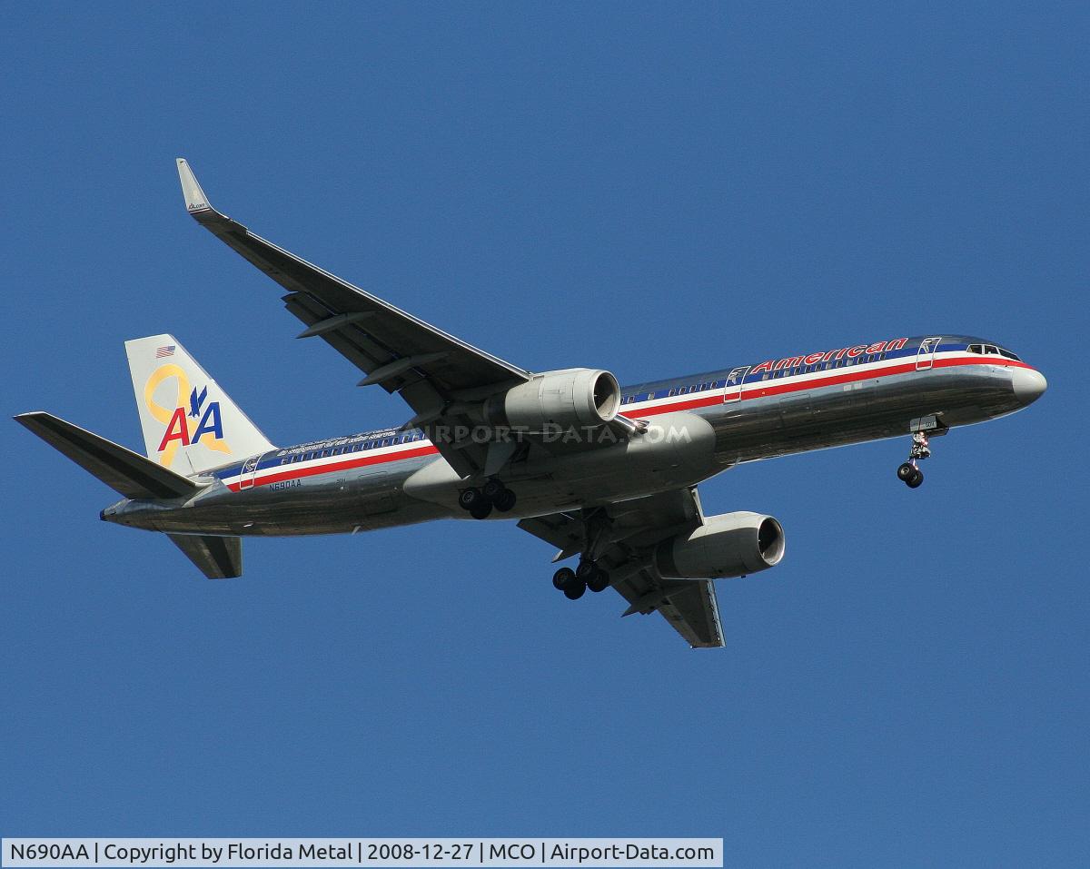 N690AA, 1993 Boeing 757-223 C/N 25696, American 757-200 with yellow ribbon paint job